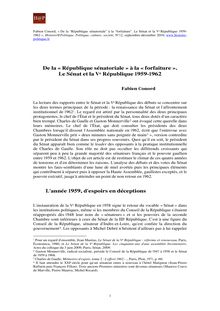Version PDF - De la « République sénatoriale » à la « forfaiture »