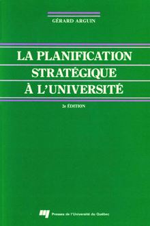 La Planification stratégique à l université