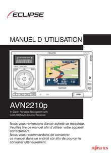 Notice Navigation Fujitsu  AVN2210p