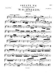 Partition de violon, violon Sonata, Violin Sonata No.12 ; Violin Sonata No.6
