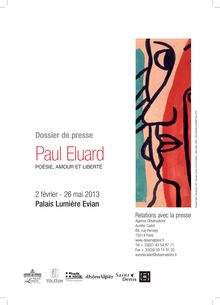 Dossier de presse - Paul Eluard 2013