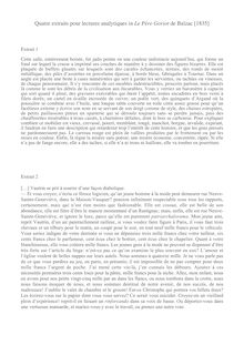 Quatre extraits pour lectures analytiques in Le Père Goriot de ...