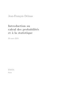 Jean-Fran ̧cois Delmas Introduction au calcul des probabilit ...
