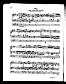 Partition complète, Piano Trio No.2, I. G major II. E major III. G major IV. G major