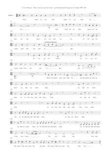 Partition Ch. 1: ténor , partie [C3 clef], Musikalische Exequien, Op.7, SWV 279-281