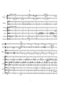 Partition , Andante comodo, Symphony No.9, Mahler, Gustav