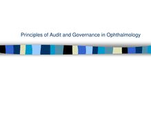Audit and Governance