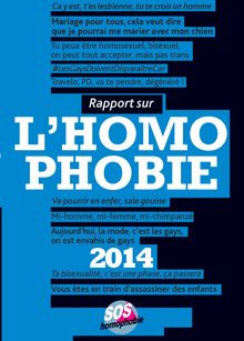 Rapport sur l homophobie 2014 de Sos-Homophobie