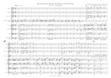 Partition compléte, Rondo, Horn Concerto ; Konzertsatz