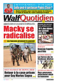 Walf Quotidien n°9072 - du mercredi 22 juin 2022