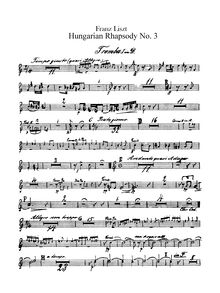 Partition trompette 1, 2 (D), Hungarian Rhapsody No.6, Tempo giusto