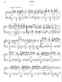 Partition No.4 en F major, Slavonic Dances, Slovanské tance, Dvořák, Antonín