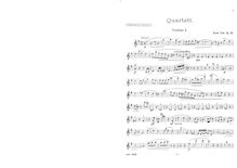 Partition parties complètes, corde quatuor, Op.20, E minor, Fink, Hans