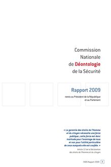 Directement - Commission Nationale deDéontologie de la Sécurité ...