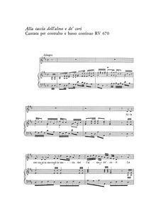 Partition complète, Alla caccia, alla caccia, Vivaldi, Antonio