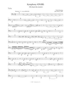 Partition Tuba, Symphony No.29, B♭ major, Rondeau, Michel
