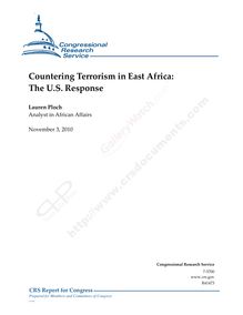 Countering Terrorism in East Africa: The U.S. Response