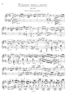 Partition complète (filter), Rondo brillant Op.109, Hummel, Johann Nepomuk