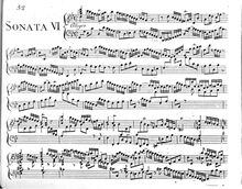 Partition Sonata VI en G minor, Six sonates pour pour clavecin, 6. G minor