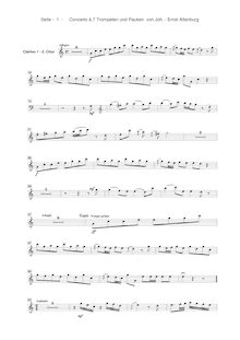 Partition Ch.2 - Clarion 1 , partie, Versuch einer Anleitung zur heroisch-musikalischen Trompeter-und Pauker-Kunst