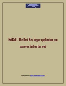 The Best Keylogger application you can ever find on the web