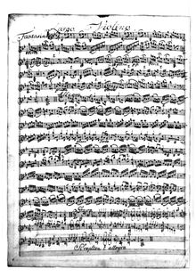 Partition Fantasia 1 en B-flat major, 12 fantaisies pour violon without basse, TWV 40:14-25