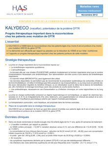 KALYDECO - KALYDECO SYNTHESE CT-12472
