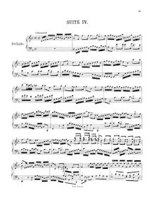 Partition No.4 en F major, BWV 809, 6 anglais , Bach, Johann Sebastian