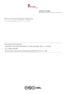 Revue de psychologie religieuse - article ; n°1 ; vol.11, pg 482-493