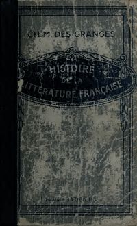 Histoire de la littérature, française