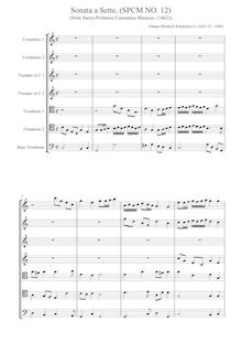 Partition complète, Sacro-profanus concentus musicus fidium aliorumque instrumentorum par Johann Heinrich Schmelzer