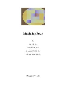 Partition compléte et parties, Music pour Four, Music for Instruments (c)