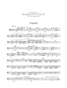 Partition basson 1, 2, 3 (doubling contrebasson), Symphony No.4, Op.29 Det Uudslukkelige