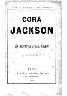 Cora Jackson / par Léo Montancey & Paul Marrot