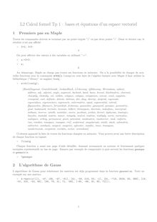L2 Calcul formel Tp bases et equations d un espace vectoriel