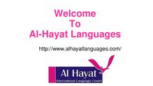 Al Hayat languages – International Language Centre