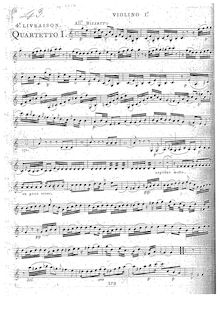 Partition parties complètes, 6 corde quatuors, G.201-206 (Op.32) par Luigi Boccherini
