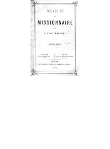 Souvenirs d un missionnaire / par M. l abbé Marchal