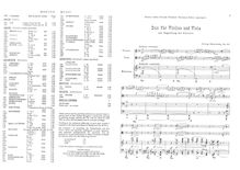 Partition complète et parties, Duo pour violon et viole de gambe, Op.105