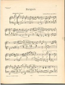 Partition , Reigen, 3 Piano pièces, Op.33, 3 Klavierstücke, Op.33