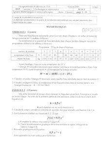 Mathématiques - Sciences physiques 2000 BEP - Productique mécanique