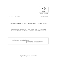 CDPAT(2004)30 - UNE INITIATIVE DU CONSEIL DE L EUROPE