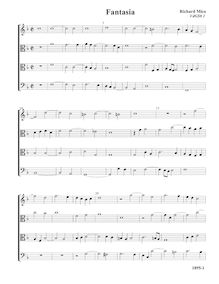 Partition Fantasia, VdGS No.1 - partition complète (Tr A T B), fantaisies pour 4 violes de gambe