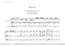 Partition complète, Pastorale, Op.19, Six Pièces pour Grand Orgue – No.4 par César Franck
