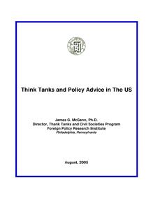 PDF [281 KB] - The role of think tanks