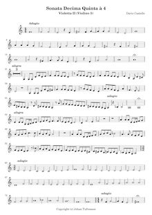 Partition Violetta 2 (violon 3), Sonate concertate en stil moderno, libro secondo