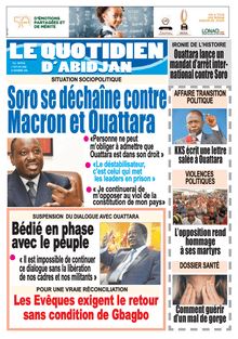 Le Quotidien d’Abidjan n°2974 - du lundi 23 novembre 2020