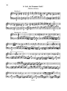 Partition complète, O Gott, du frommer Gott, Bach, Johann Sebastian