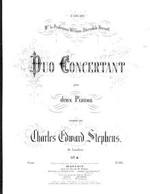 Partition Piano 1, Duo Concertant, Op.4, G major, Stephens, Charles Edward