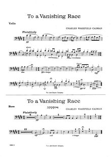 Partition basse , partie, 3 Moods, Op.47, Cadman, Charles Wakefield